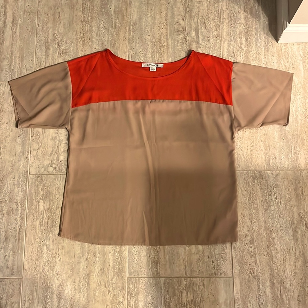 Forever 21 color block tshirt